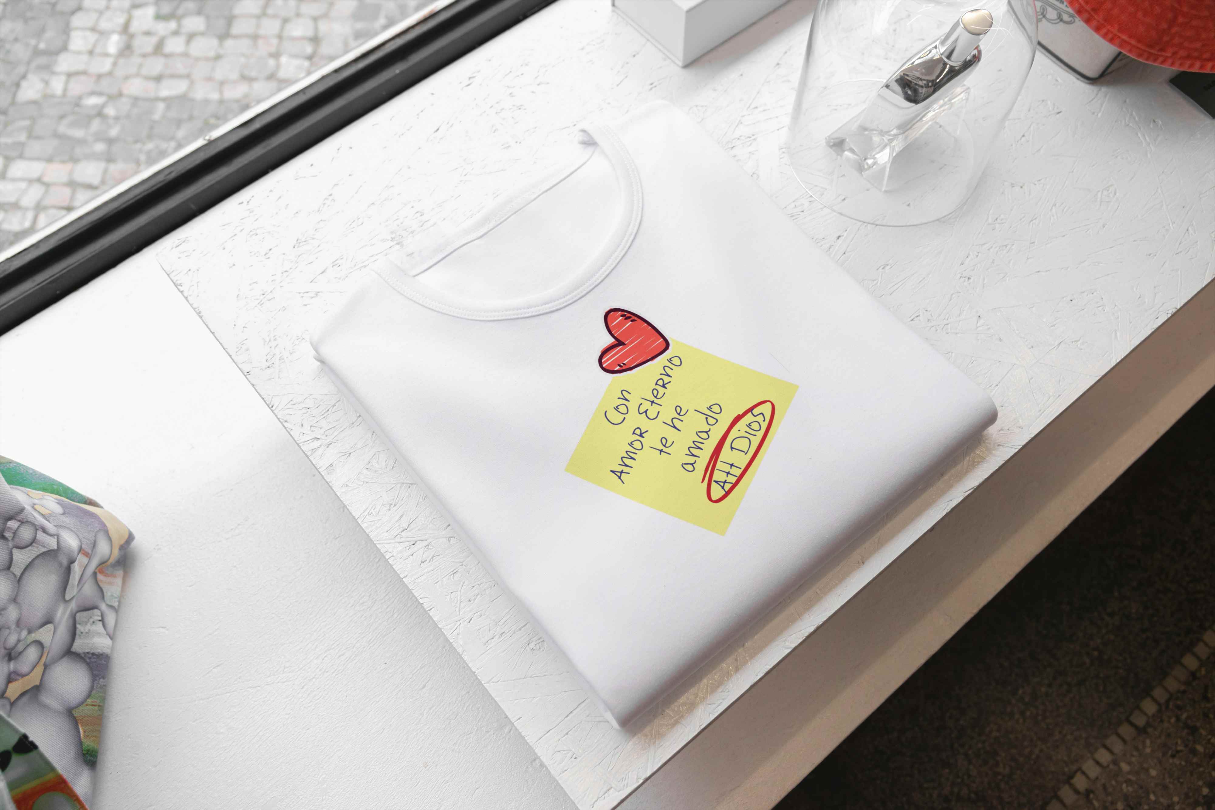Diseño de camiseta Una Fé - Con Amor Eterno (doblada)